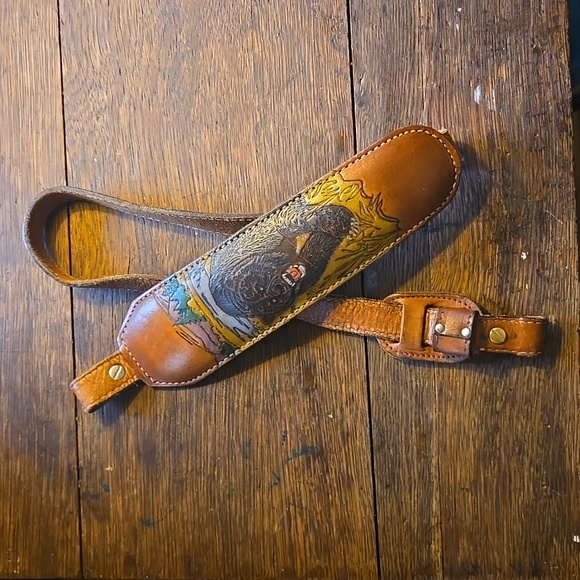 Vintage guitar strap grizzly bear - Picture 8 of 8